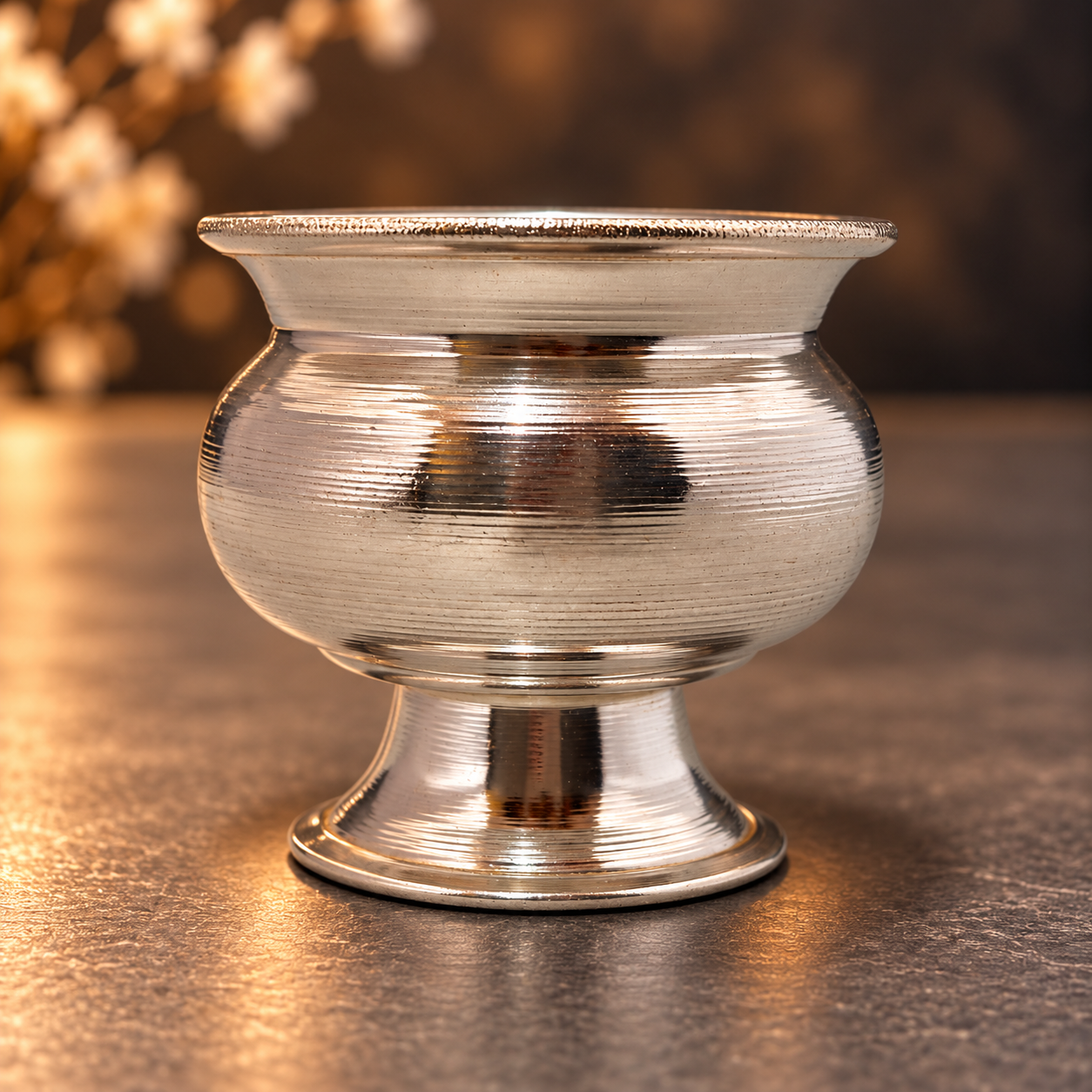 GS Plain Bowl with Stand 3"