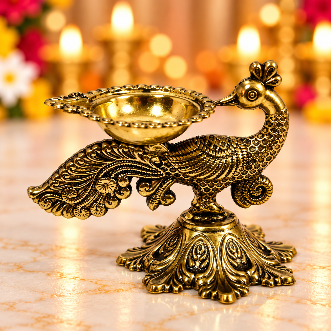 Brass Antique Deepam Mix 1