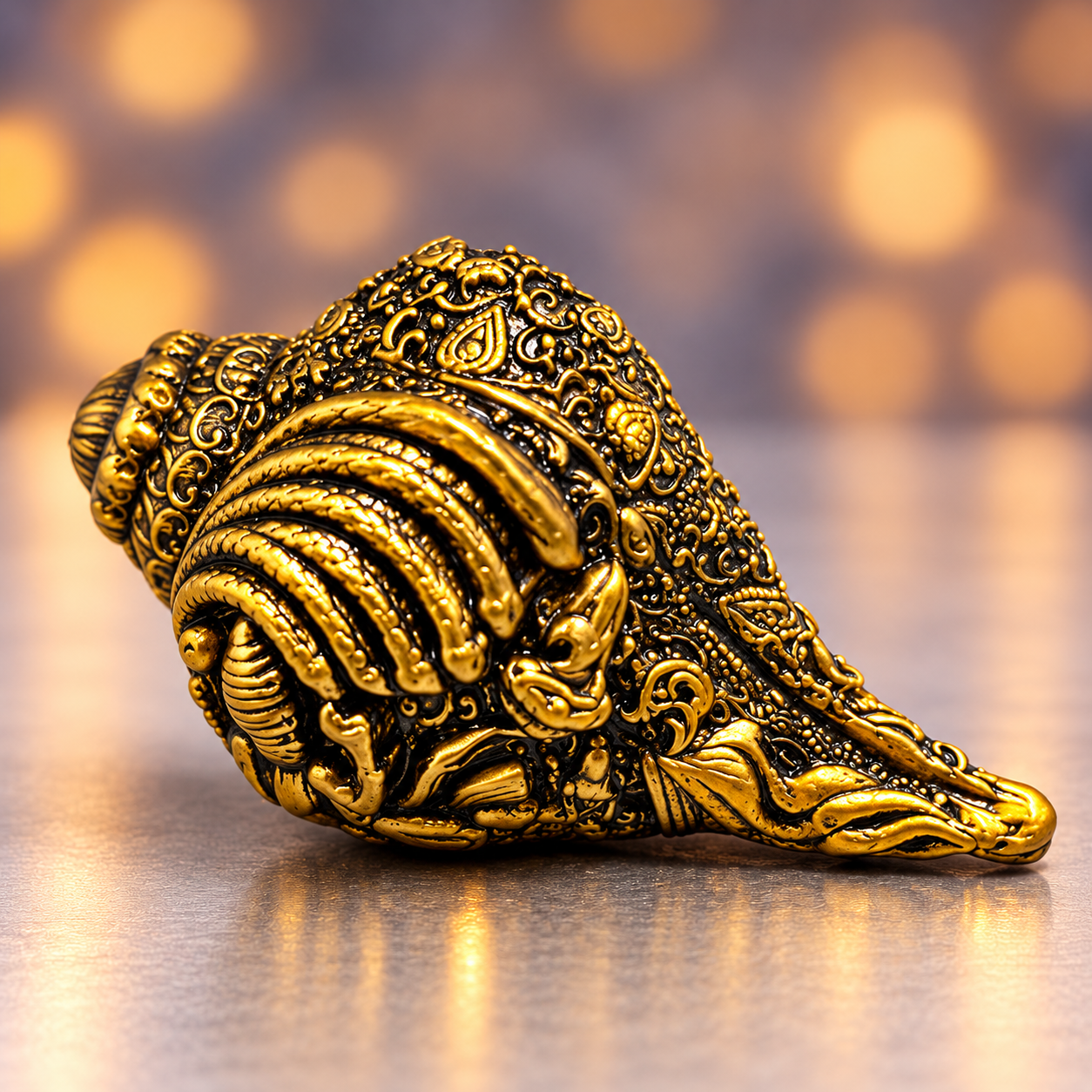 Brass shanku idol 4"