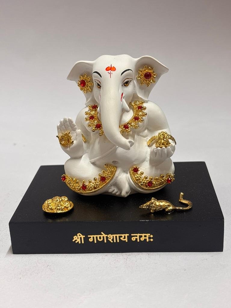 24kr ganesh jewel with cabinet