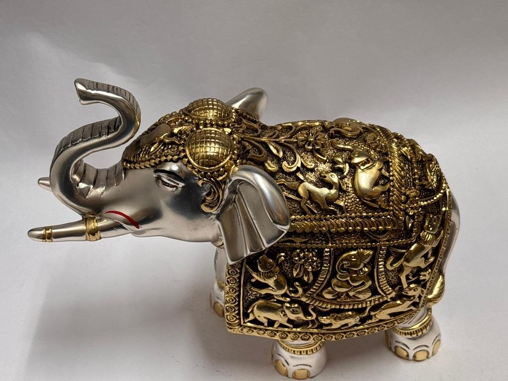 999 silver 2" elephants