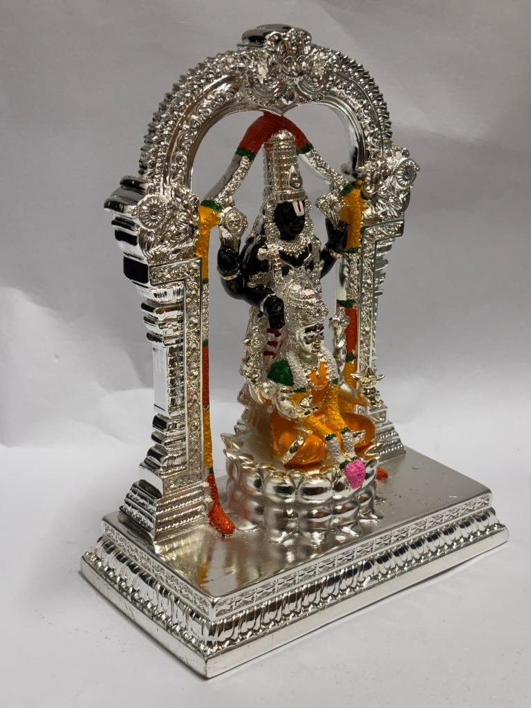 999 silver arch balaji idol 10"