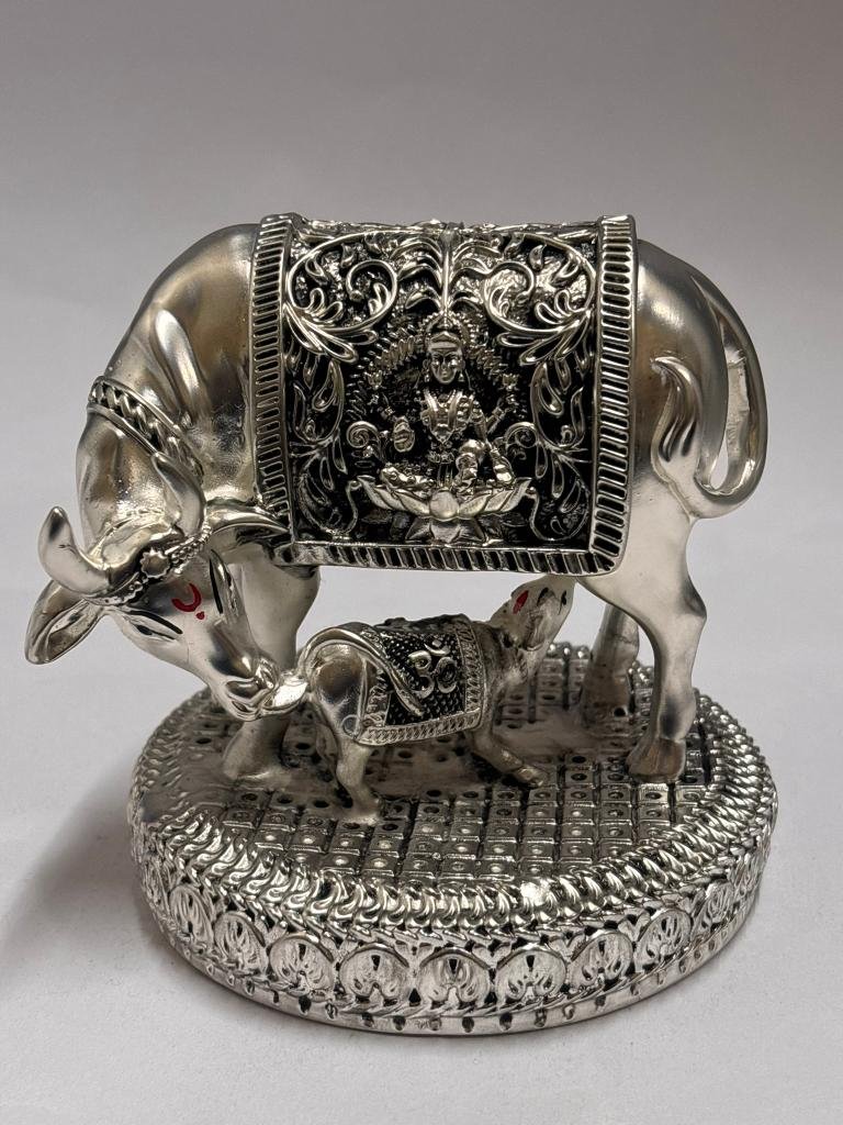 999 Silver 5D Cow and Calf 4.5/4 inches