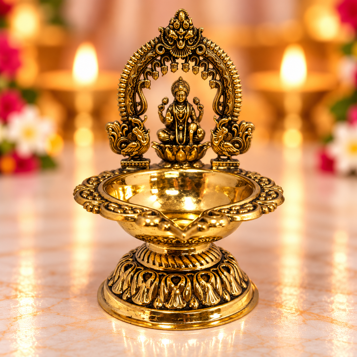 Brass Antique Deepam Mix 1