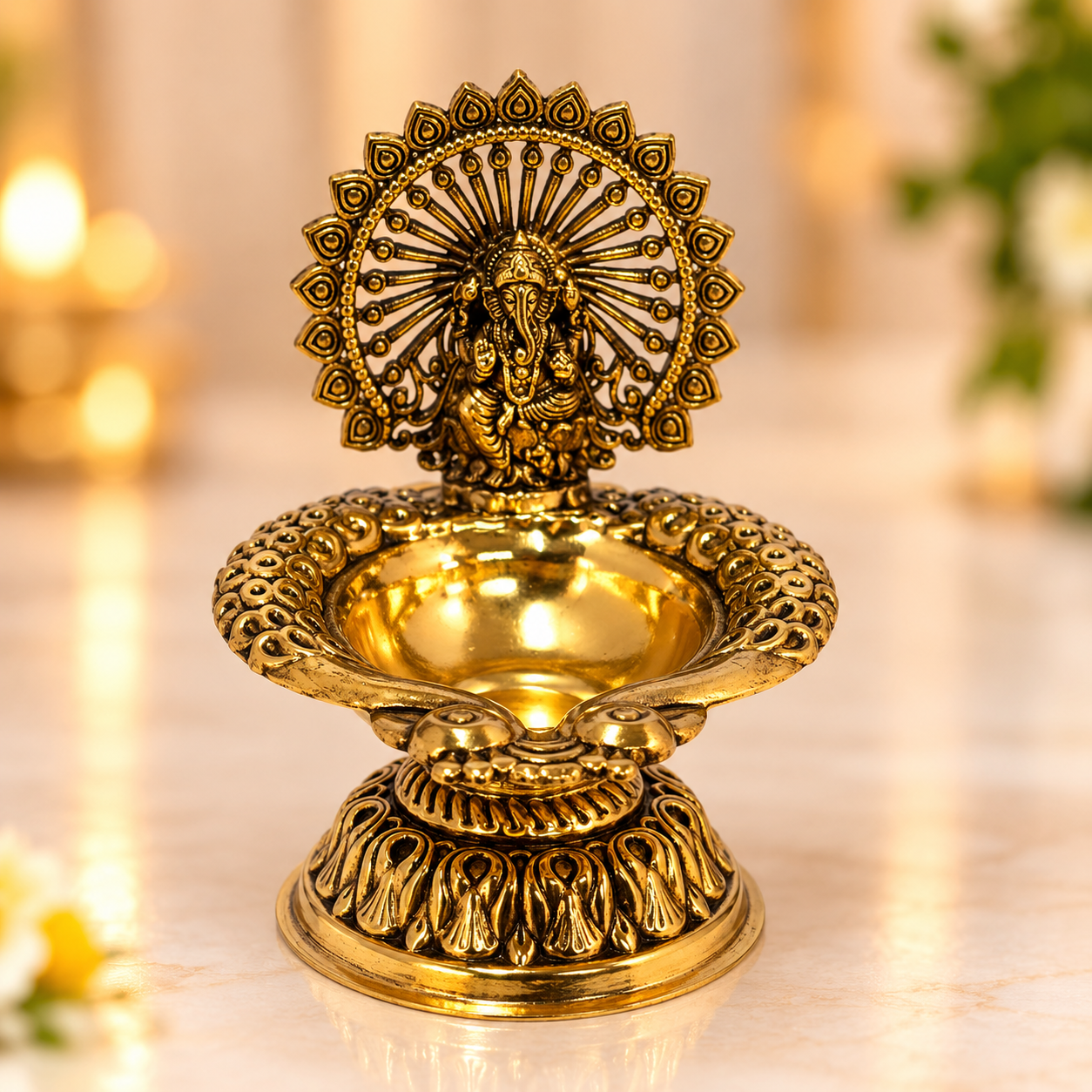 Brass Antique Deepam Mix 2